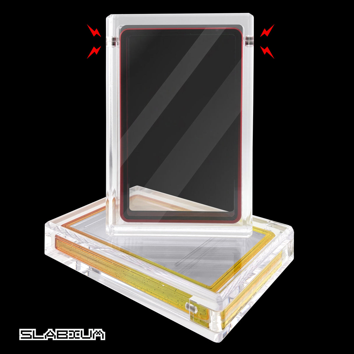 Slabium Acrylic Box PSA – assembly showing the magnetic closure