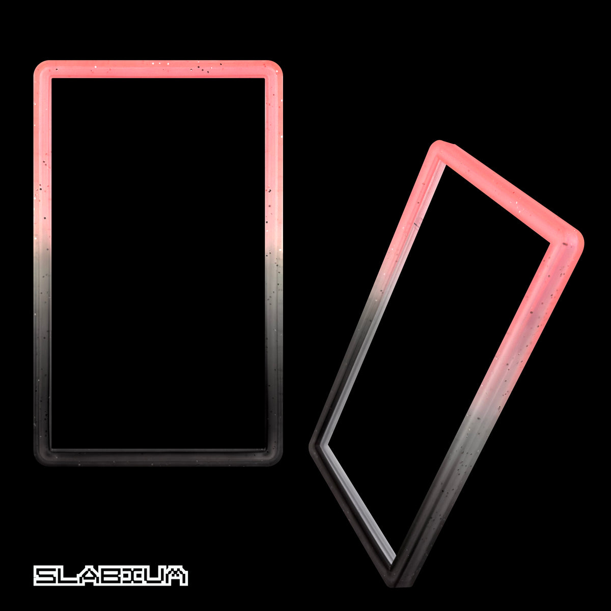 Rogue PSA slab guard bumper (red/pink & black) – Slabium Guard Bumper graded card protector