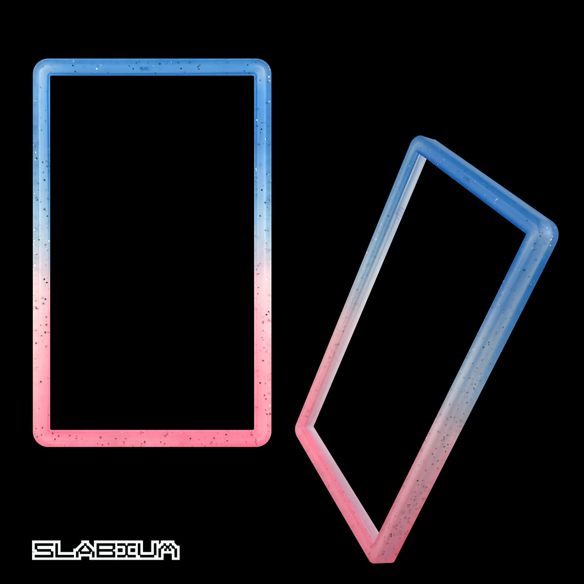Daybreak PSA slab guard bumper (sky blue & pink) – Slabium Guard Bumper graded card protector