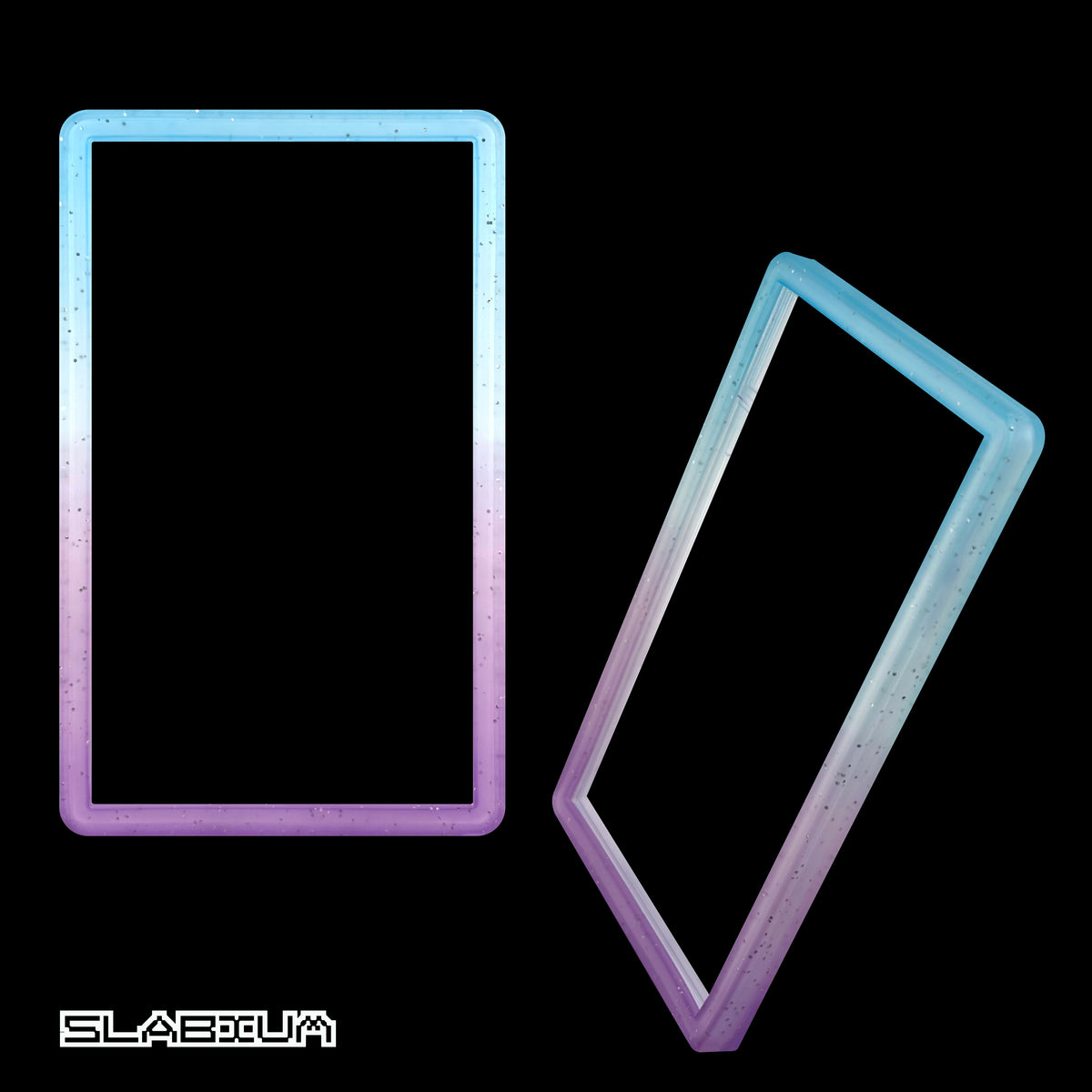 Cosmos PSA slab guard bumper (purple & blue) – Slabium Guard Bumper graded card protector