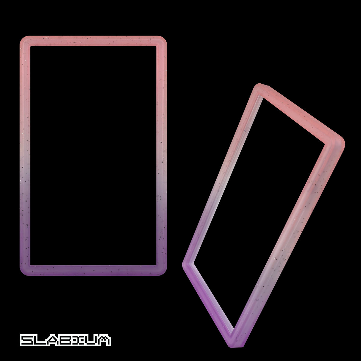 Blossom PSA slab guard bumper (pink & purple) – Slabium Guard Bumper graded card protector