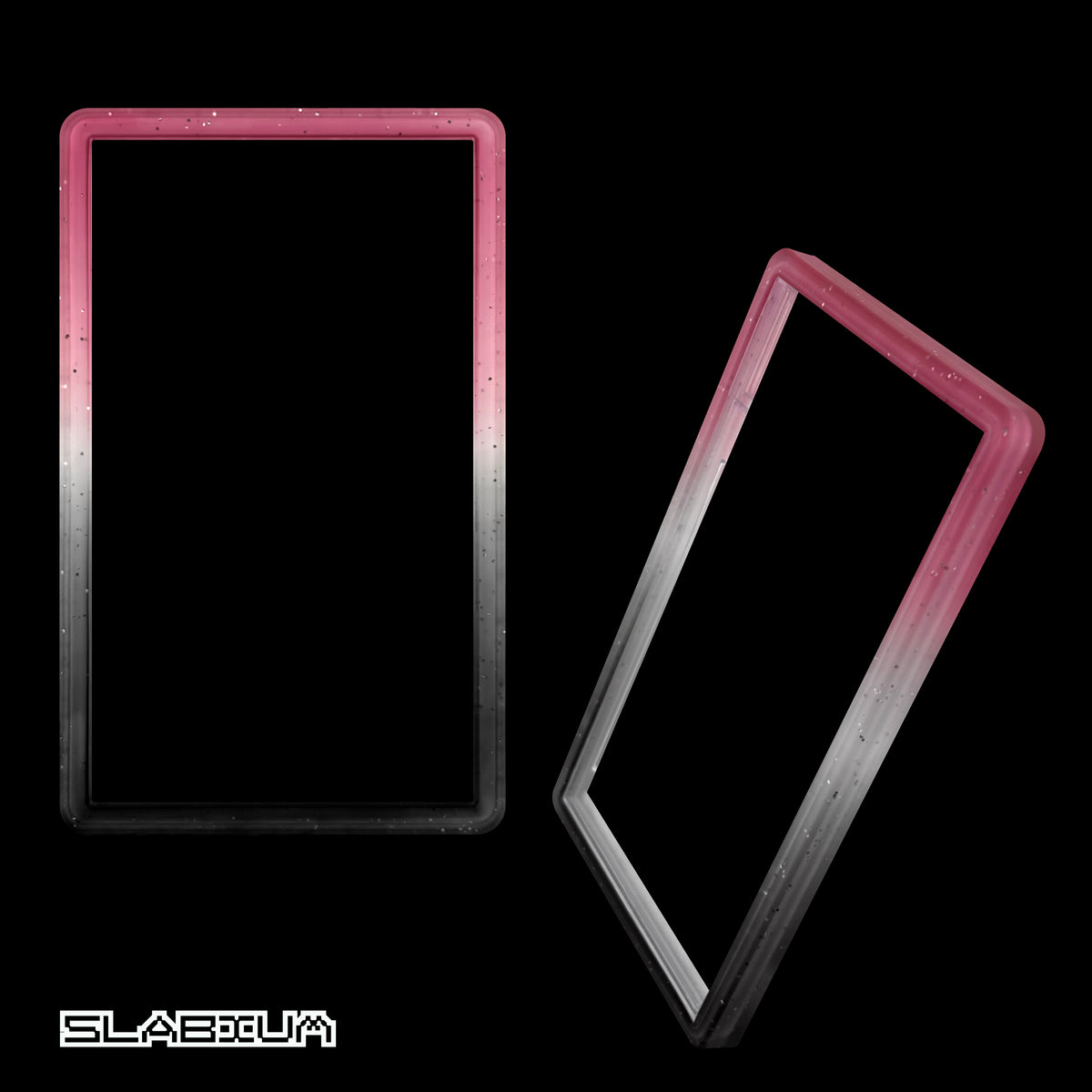 Rebel PSA slab guard bumper (pink & black) – Slabium Guard Bumper graded card protector