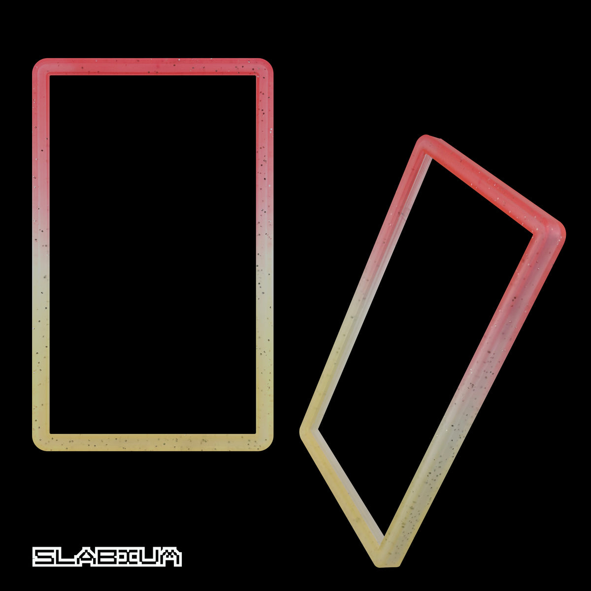 Lemonade PSA slab guard bumper (yellow & pink) – Slabium Guard Bumper graded card protector