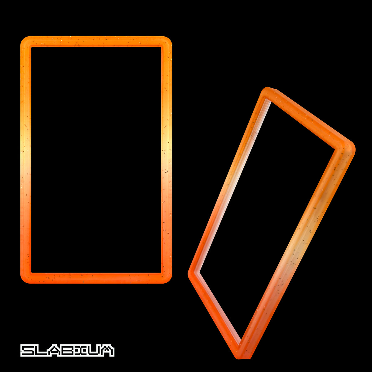 Sunset PSA slab guard bumper (light orange & orange) – Slabium Guard Bumper graded card protector