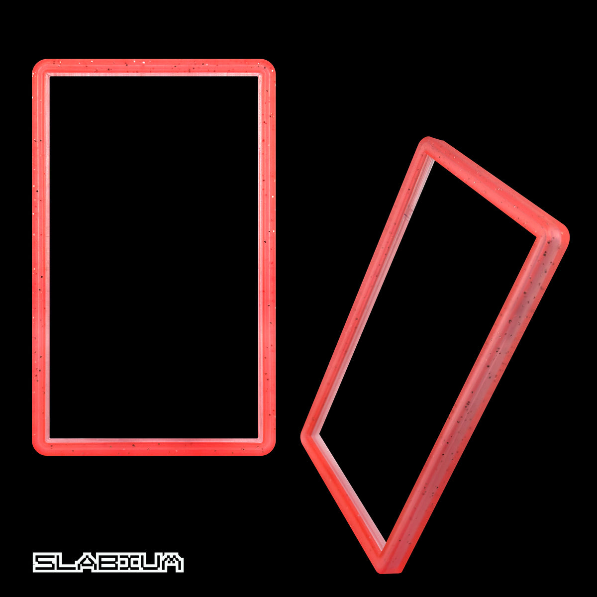 Punch PSA slab guard bumper (pink-red) – Slabium Guard Bumper graded card protector