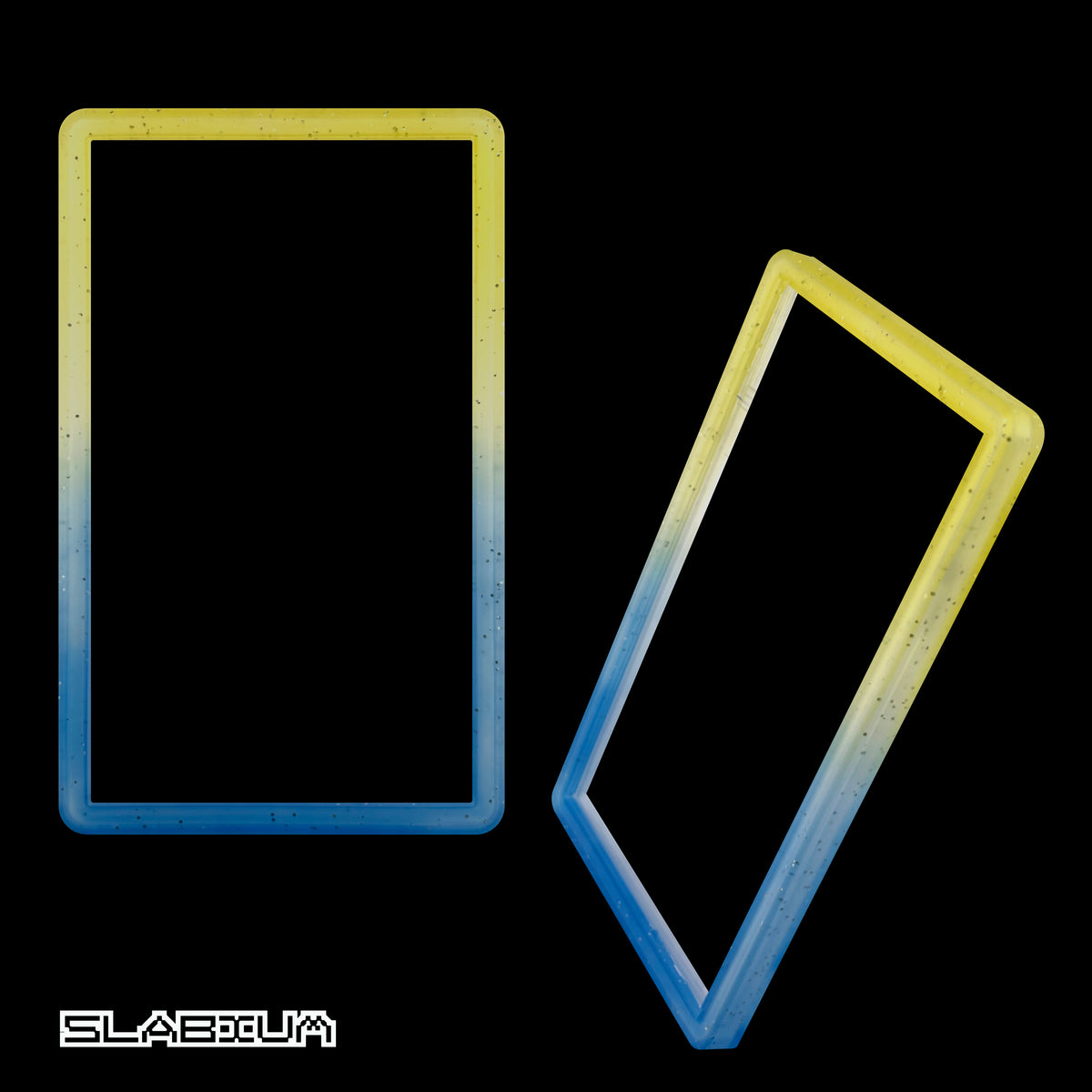 Voltage PSA slab guard bumper (yellow & blue) – Slabium Guard Bumper graded card protector