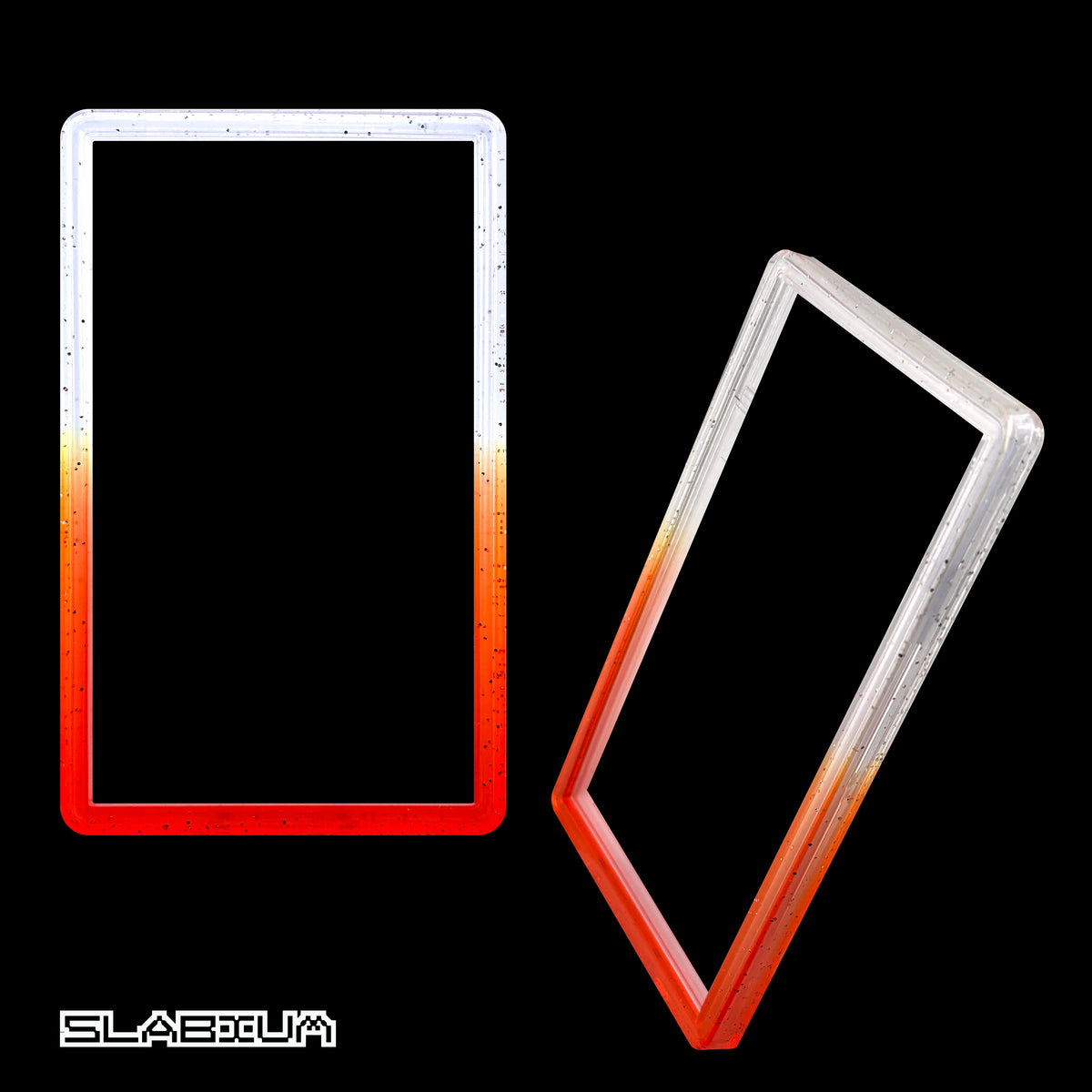 Crimson Fade PSA slab guard bumper (red & clear fade) – Slabium Guard Bumper graded card protector