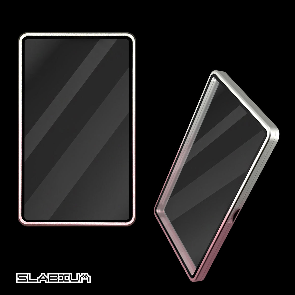 Pearl magnetic aluminum PSA slab case with UV glass – Slabium Metal Case