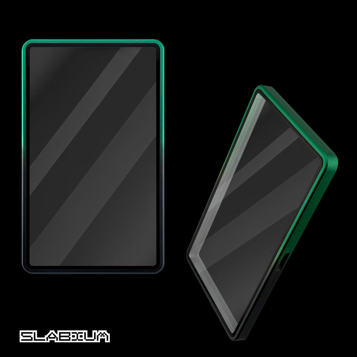 Python magnetic aluminum PSA slab case with UV glass – Slabium Metal Case