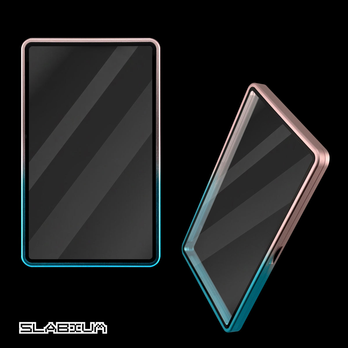 Sorbet magnetic aluminum PSA slab case with UV glass – Slabium Metal Case