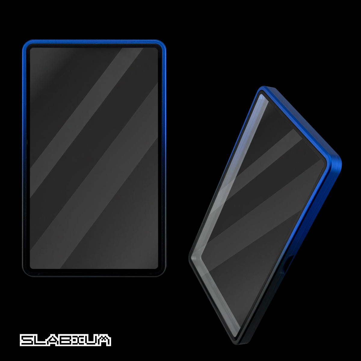 Trench magnetic aluminum PSA slab case with UV glass – Slabium Metal Case