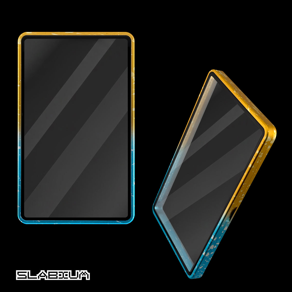 Mirage magnetic aluminum PSA slab case with UV glass – Slabium Metal Case