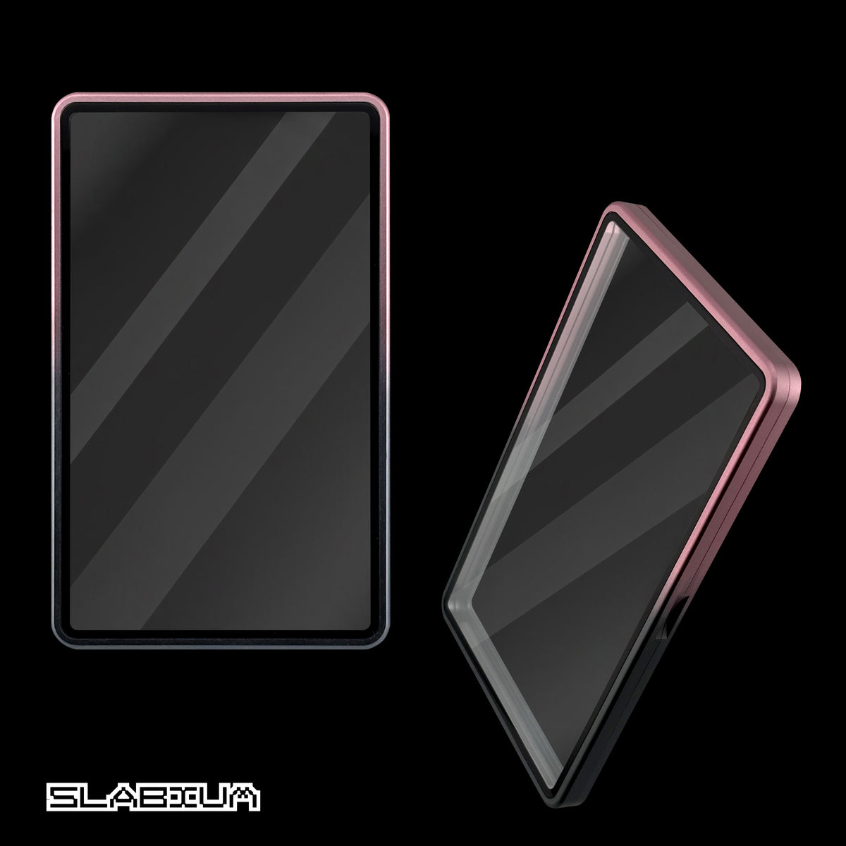 Sakura magnetic aluminum PSA slab case with UV glass – Slabium Metal Case