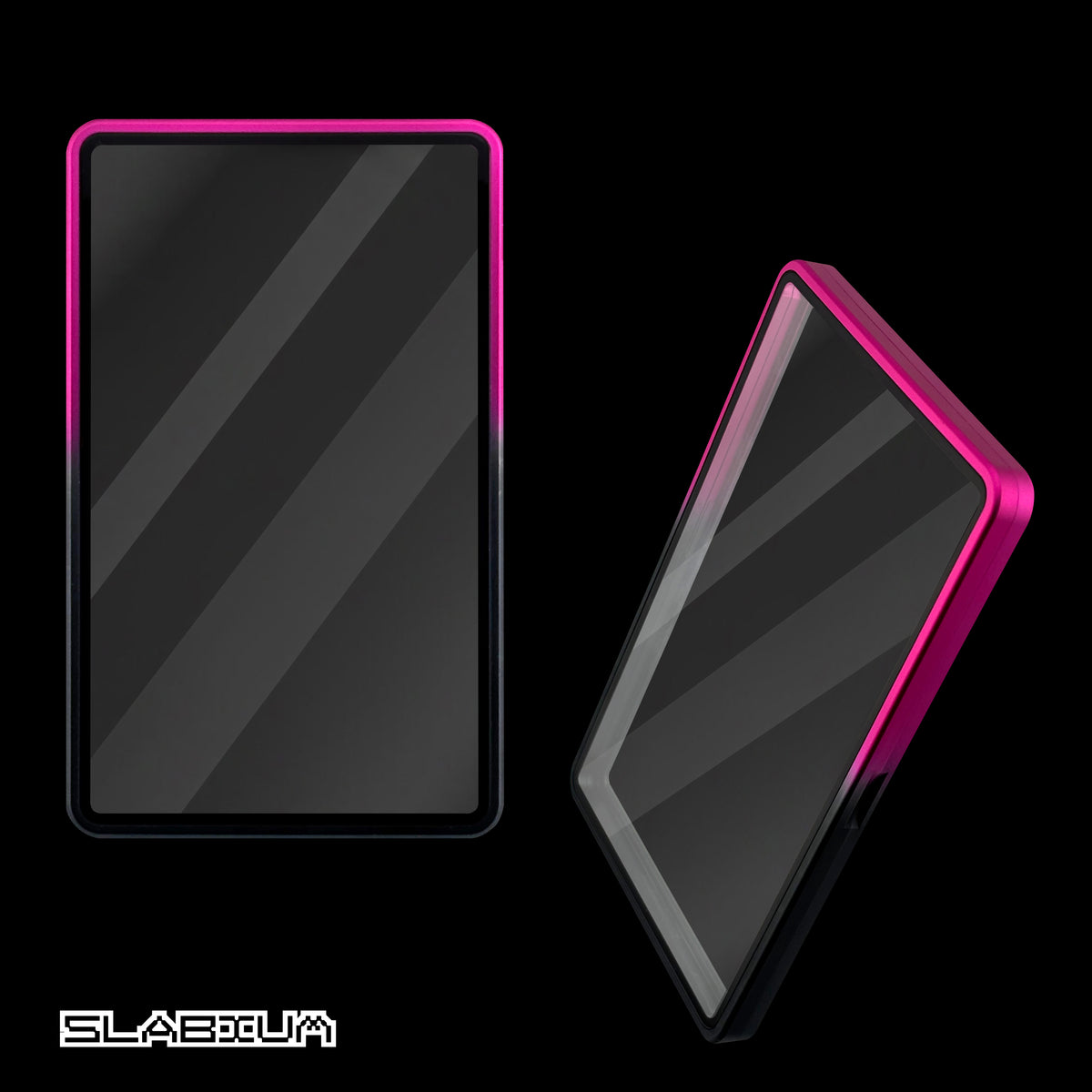 Vixen magnetic aluminum PSA slab case with UV glass – Slabium Metal Case